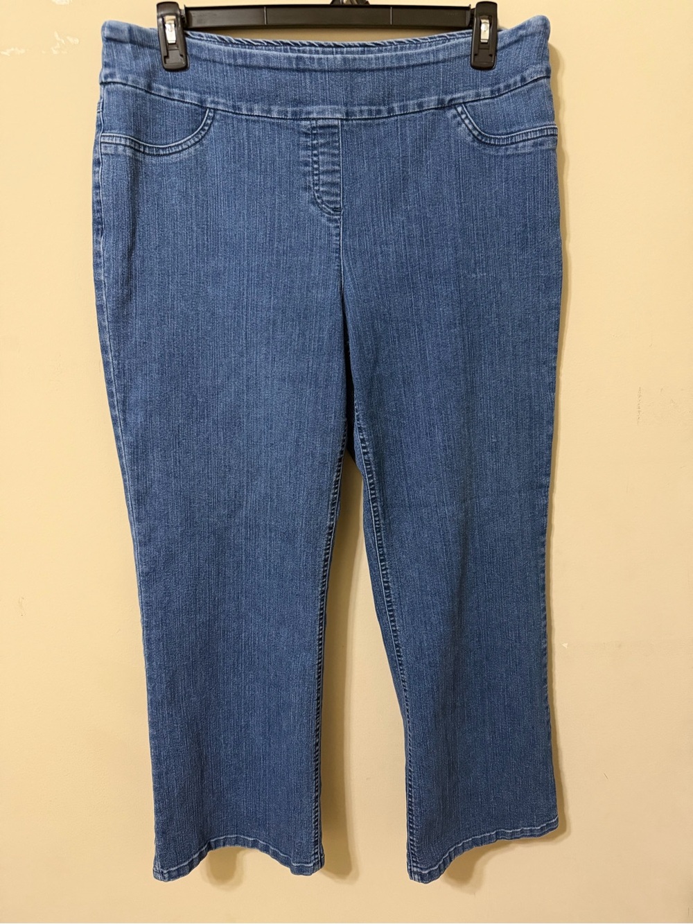 Westbound Women's Pull-On Blue Denim Jeans 16 short nwot